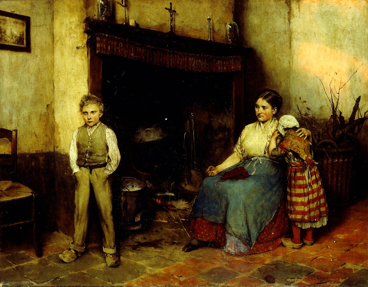 Problemas en ciernes, 1883 de Evariste Carpentier