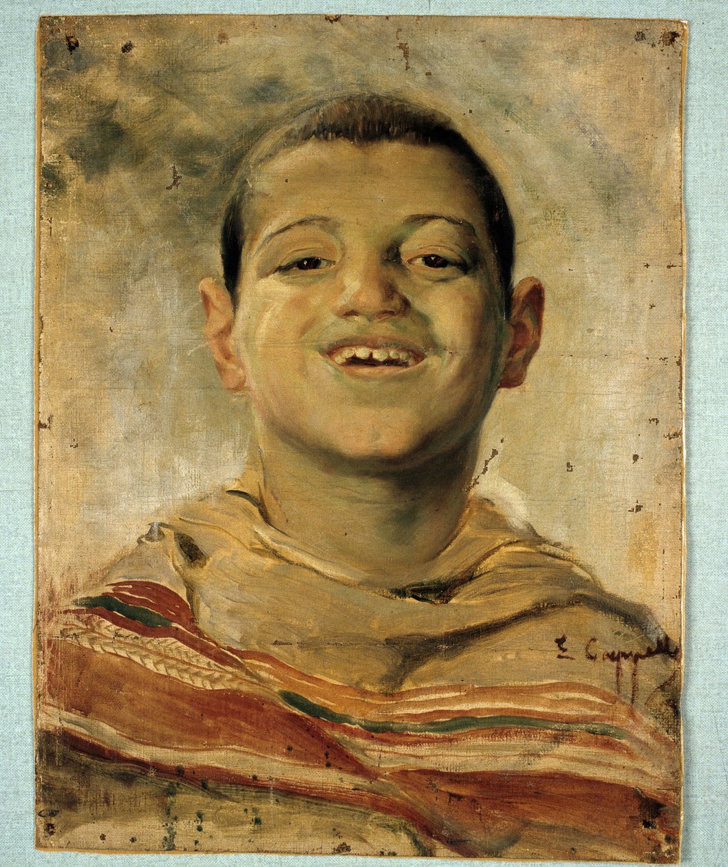 Pequeño matón (óleo sobre lienzo) de Evaristo Cappelli