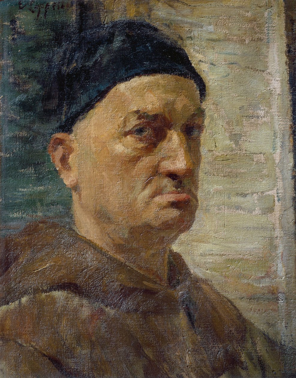 Autorretrato (óleo sobre lienzo) de Evaristo Cappelli