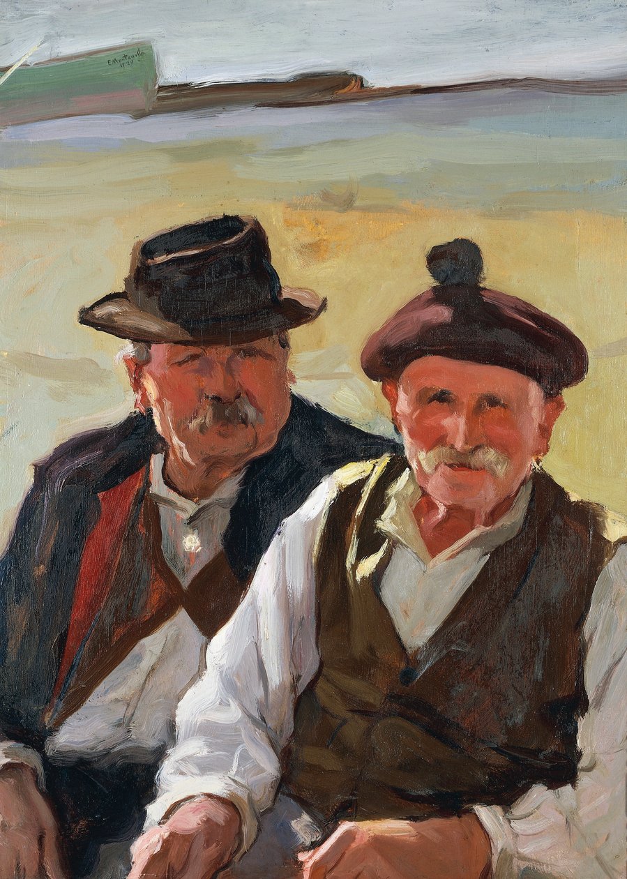 Viejos pescadores de Evasio Montanella