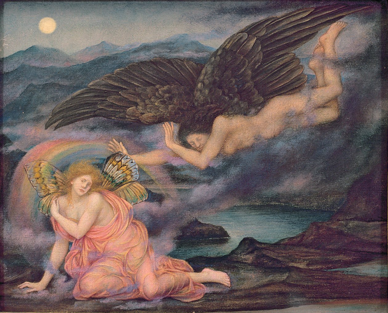 Muerte de una mariposa, c.1905-10 de Evelyn De Morgan