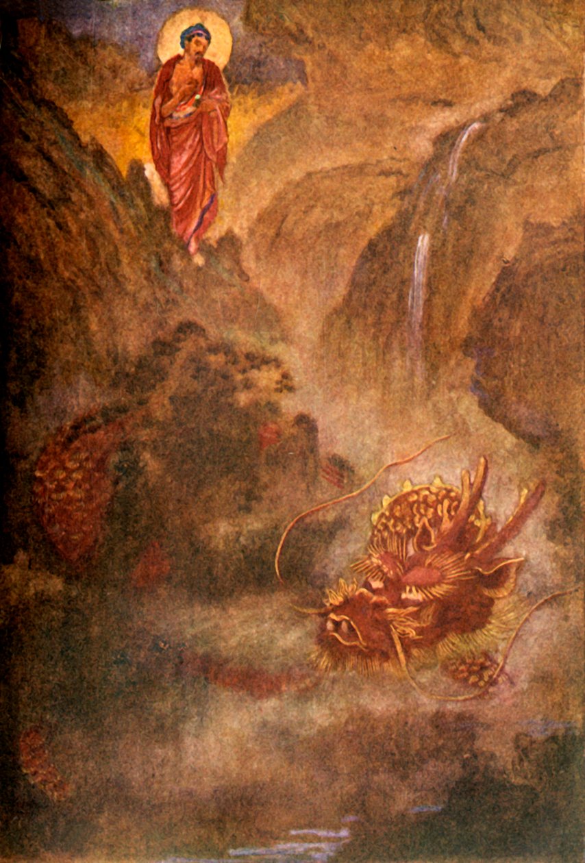 Buda y el dragón, 1912 de Evelyn Paul