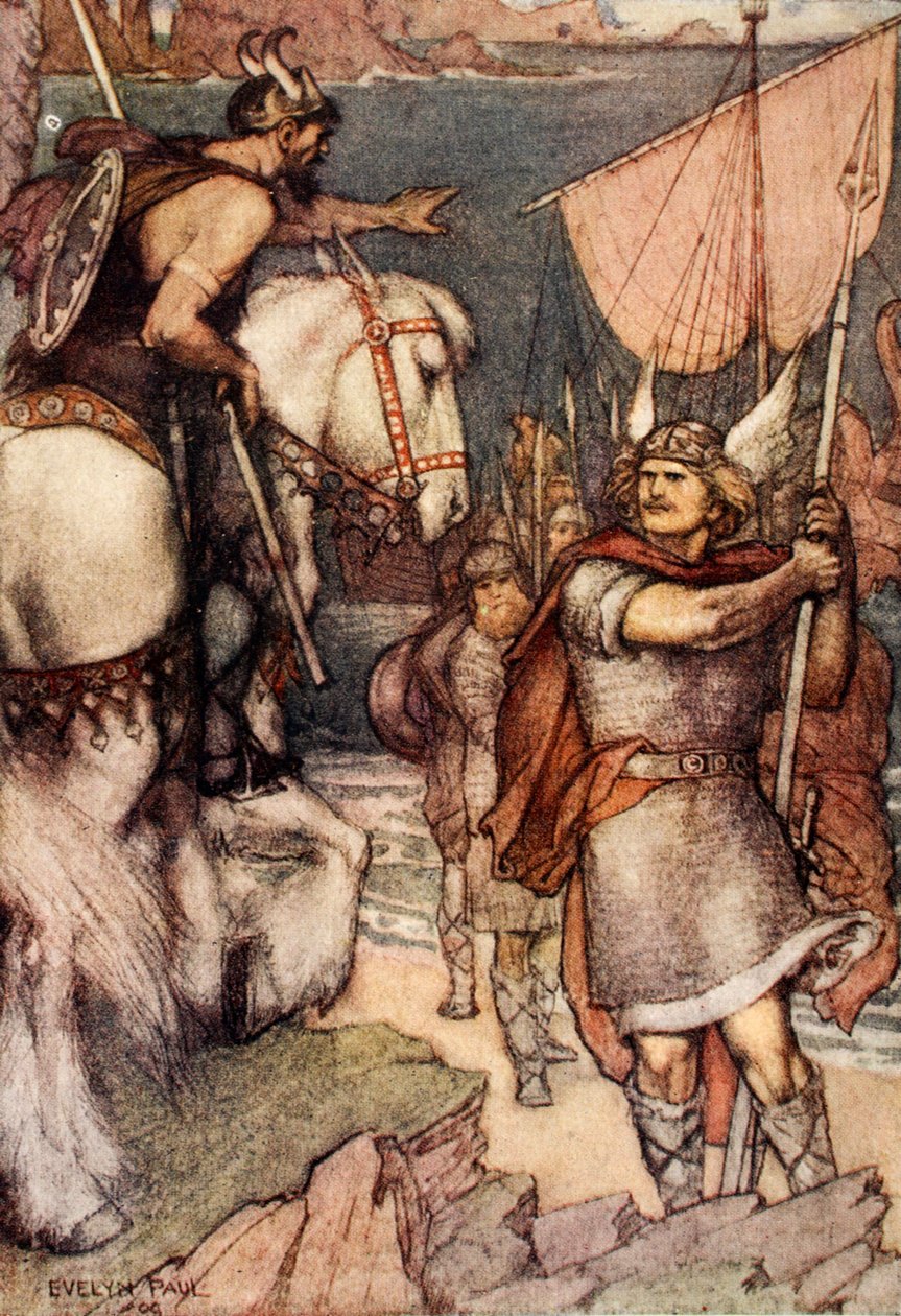 El guardián desafía a Beowulf de Evelyn Paul