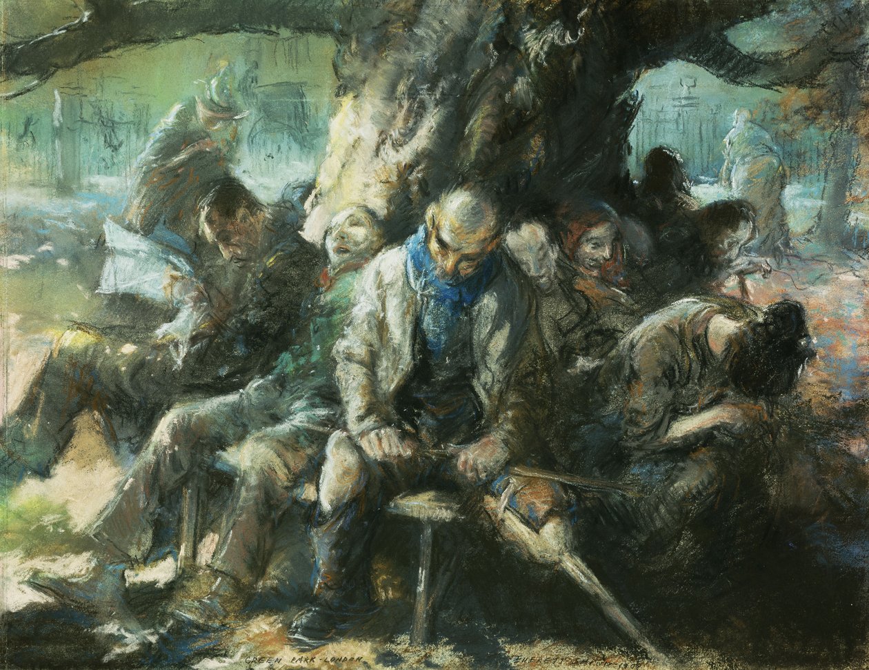 Green Park, Londres de Everett Shinn