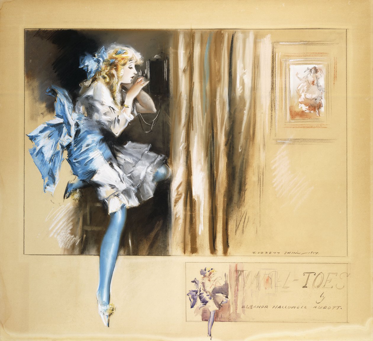 Dedos de espumillón de Everett Shinn