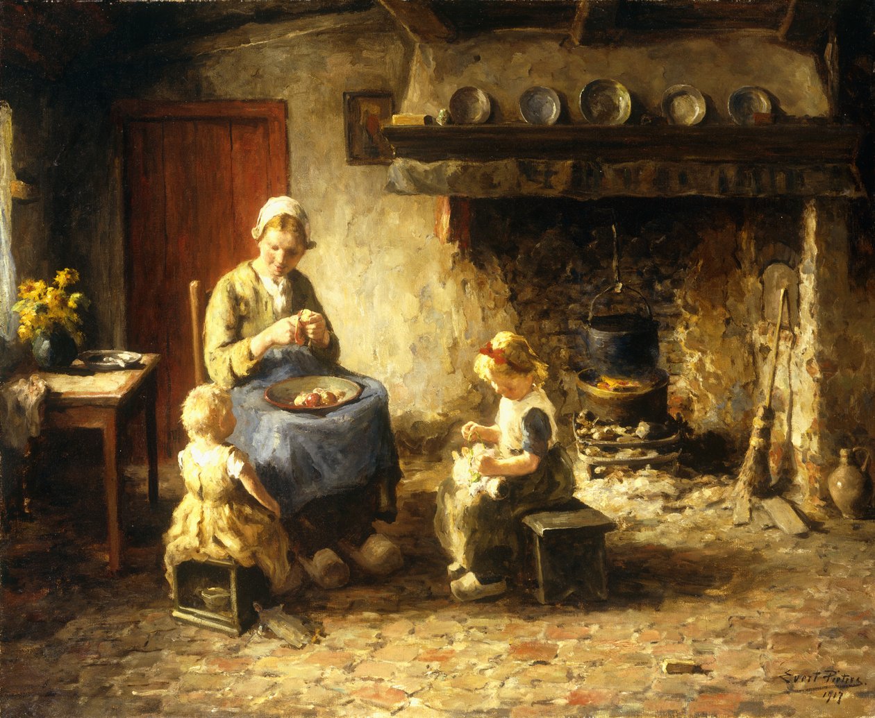 Pasatiempos de la tarde de Evert Pieters