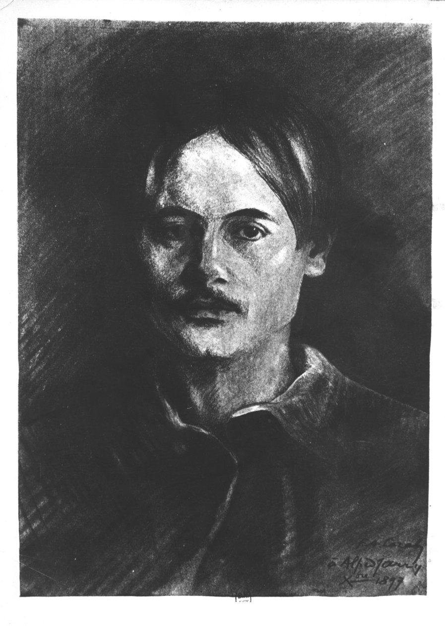Retrato de Alfred Jarry, 1899 de F.A. Cazals