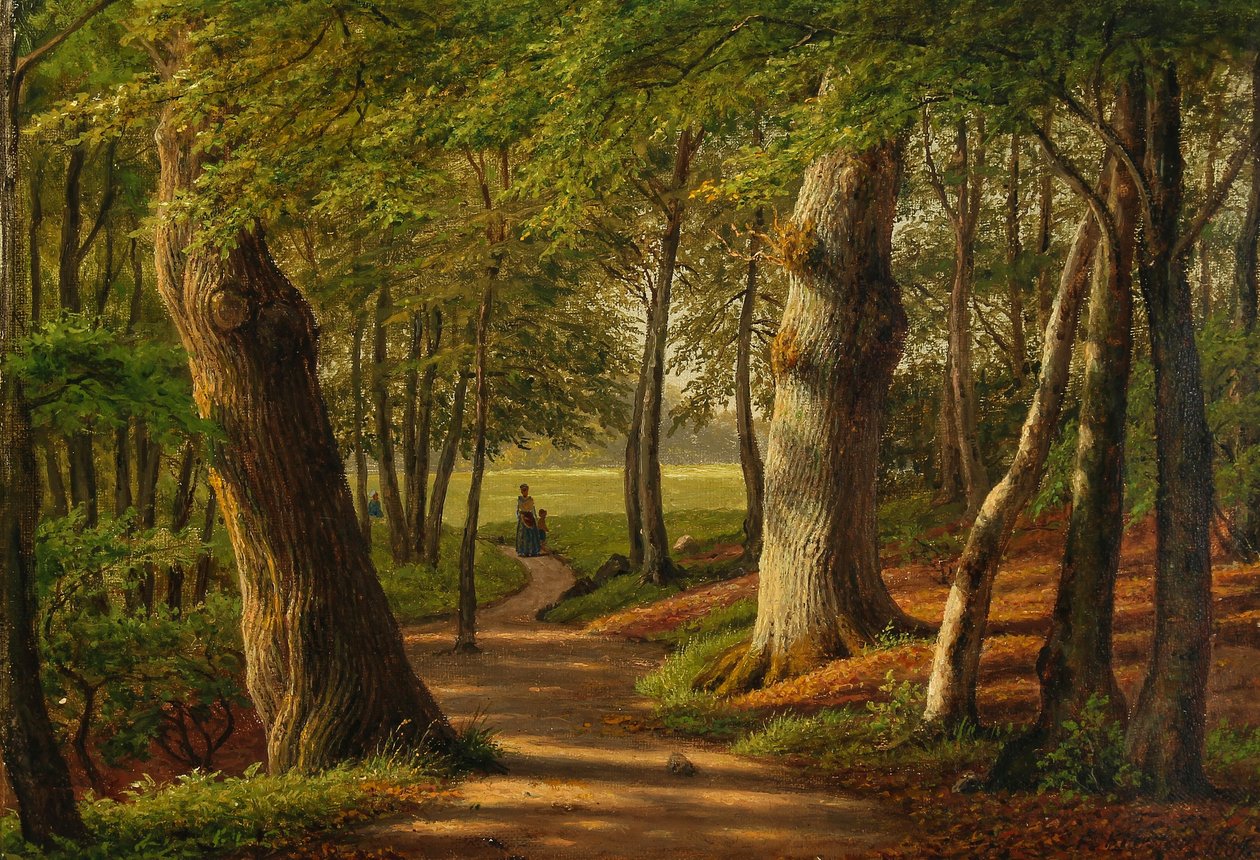 El bosque en Hellebæk de F.C. Kiærskou