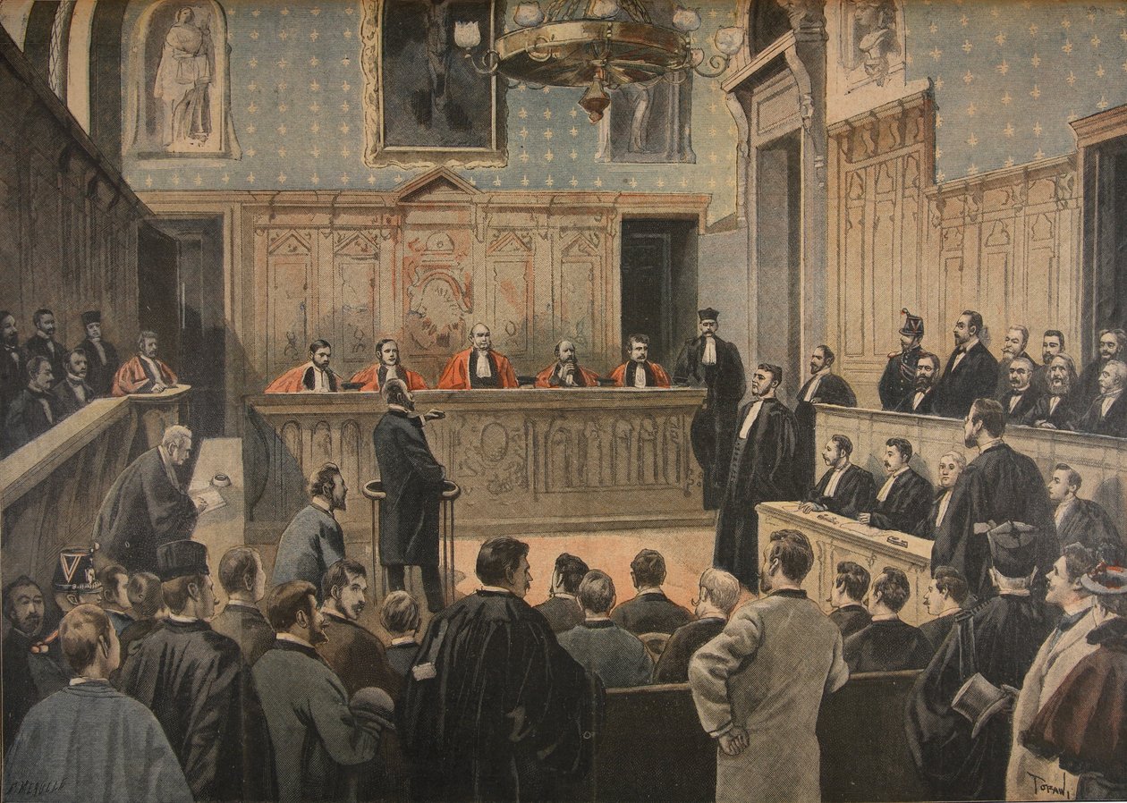 El juicio de Panamá, ilustración de 