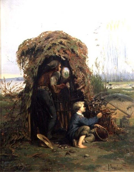 Caza de pájaros de F.L.D. Bocion