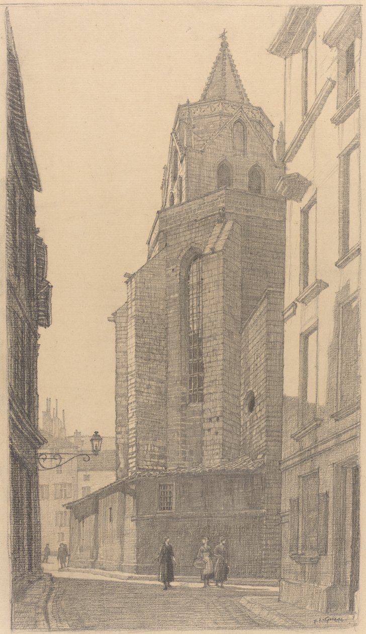 Ábside de St.-Didier, Aviñón de F.L. Griggs