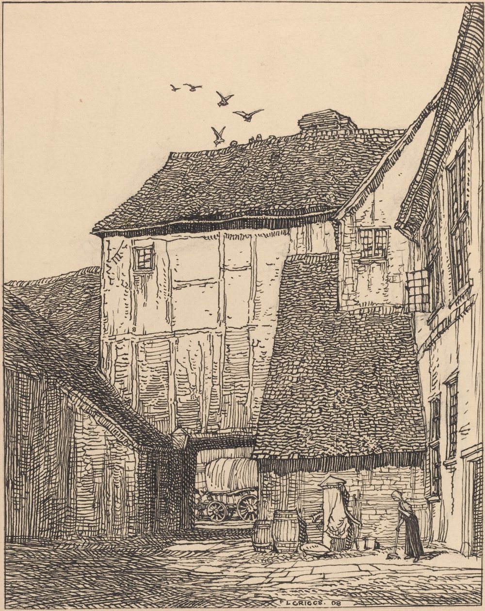 La posada George, Beaconsfield de F.L. Griggs
