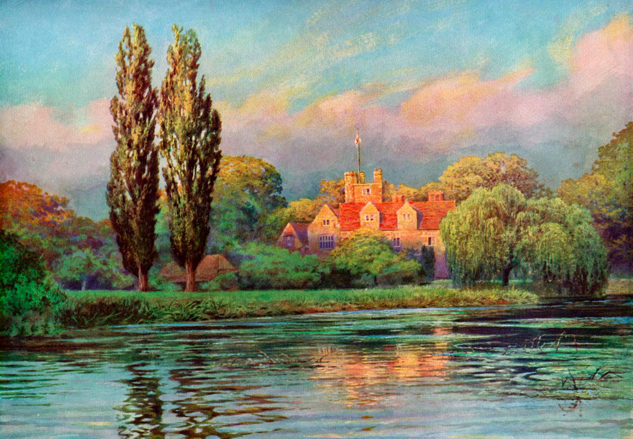 Abadía de Bisham, Berkshire, 1924-1926 de F. C. Varley