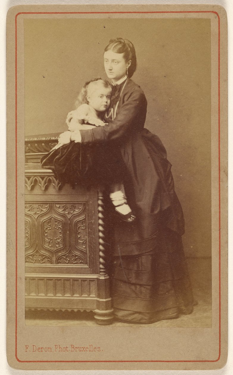 La Sra. Bucheron y su hija. de F. Deron