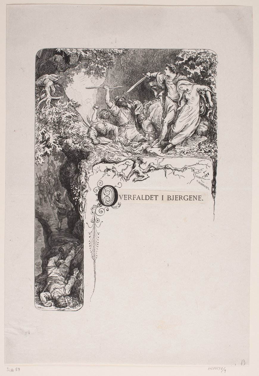 Overfaldet i bjergene de F. Hendriksen