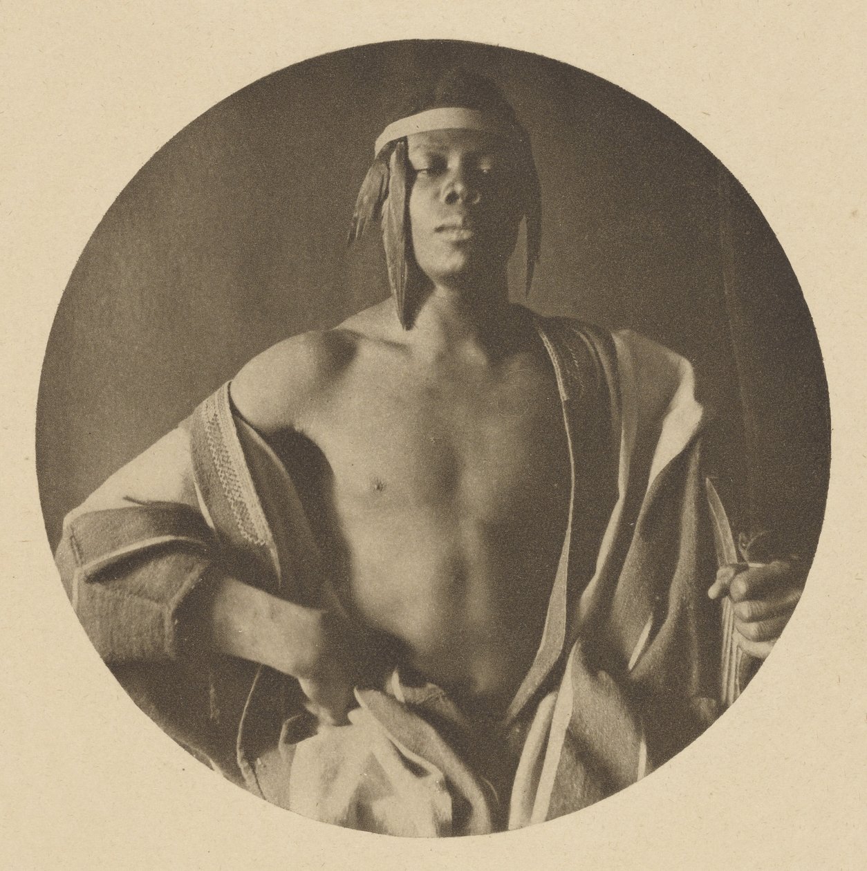 Un jefe etíope de F. Holland Day