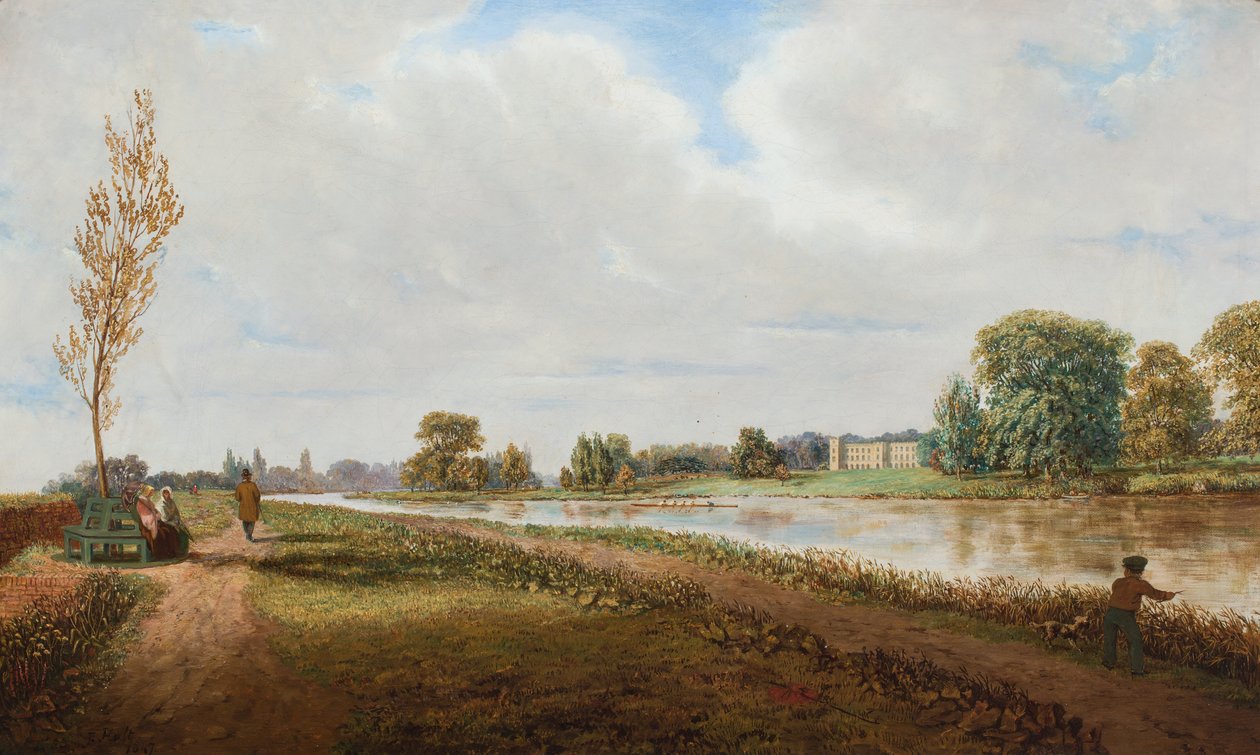 Syon House desde el Támesis de F. Holt