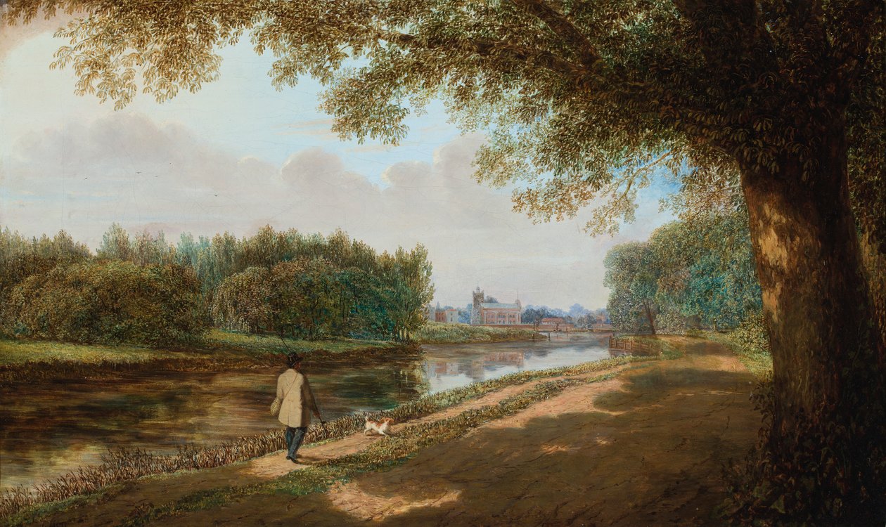 El Támesis en Isleworth de F. Holt