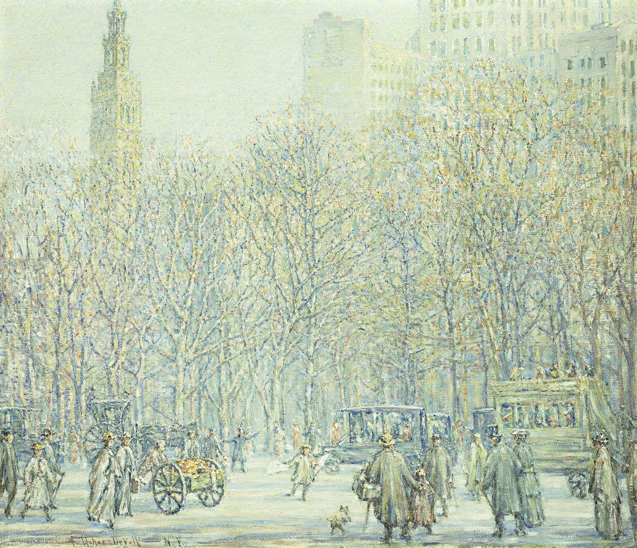 Invierno en Nueva York de F. Usher de Voll
