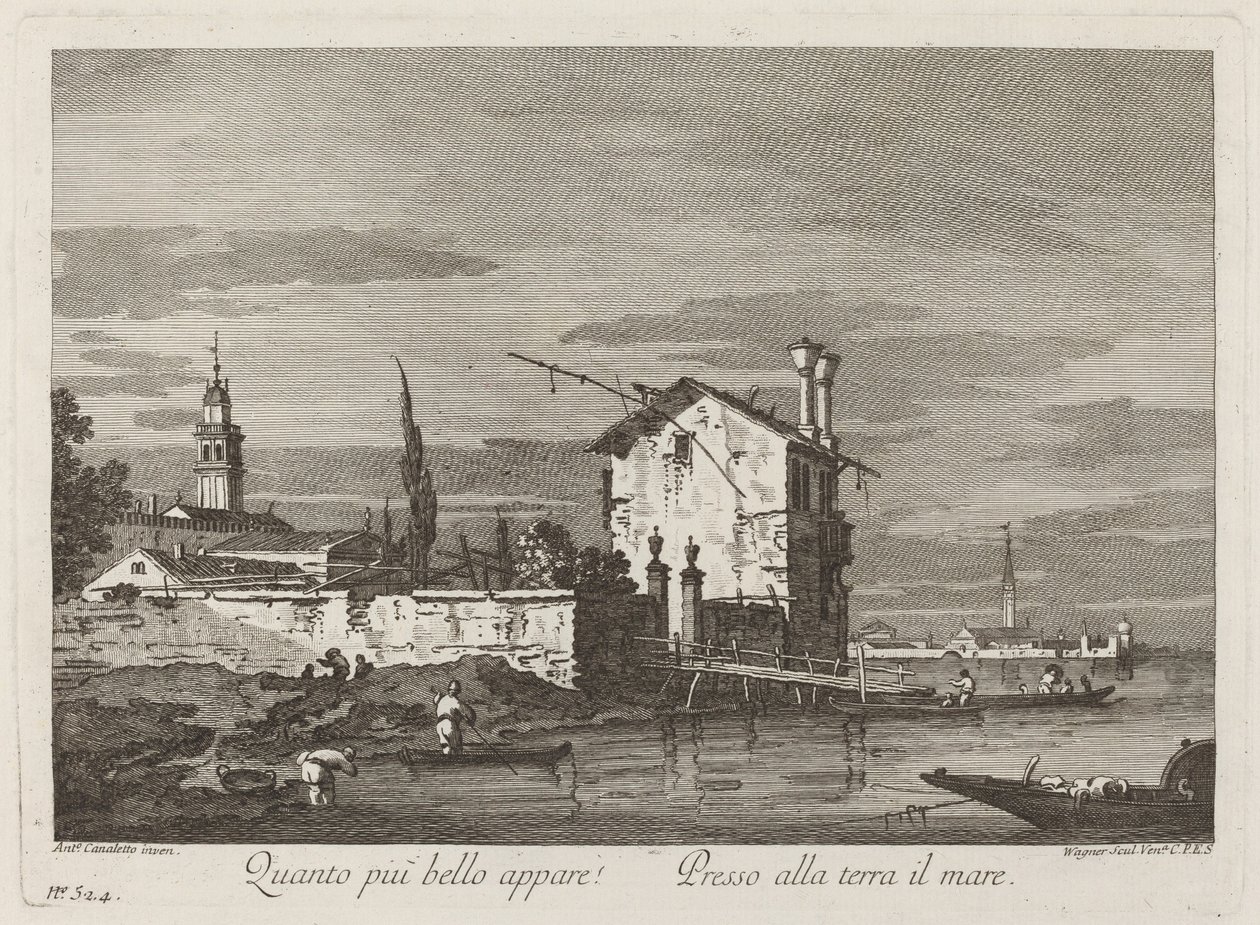 Cuanto más bello aparece... de Fabio Berardi after Canaletto