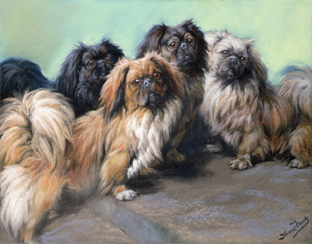 Queridas mimadas (tiza de colores) de Fannie Moody