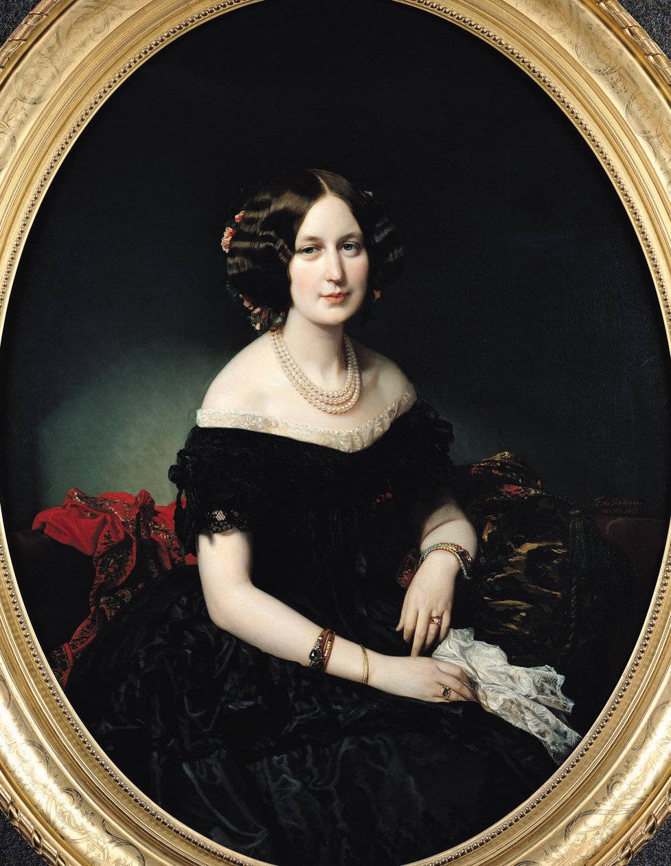 Retrato de la Baronesa de Weisweiller, 1853 de Federico de Madrazo y Kuntz