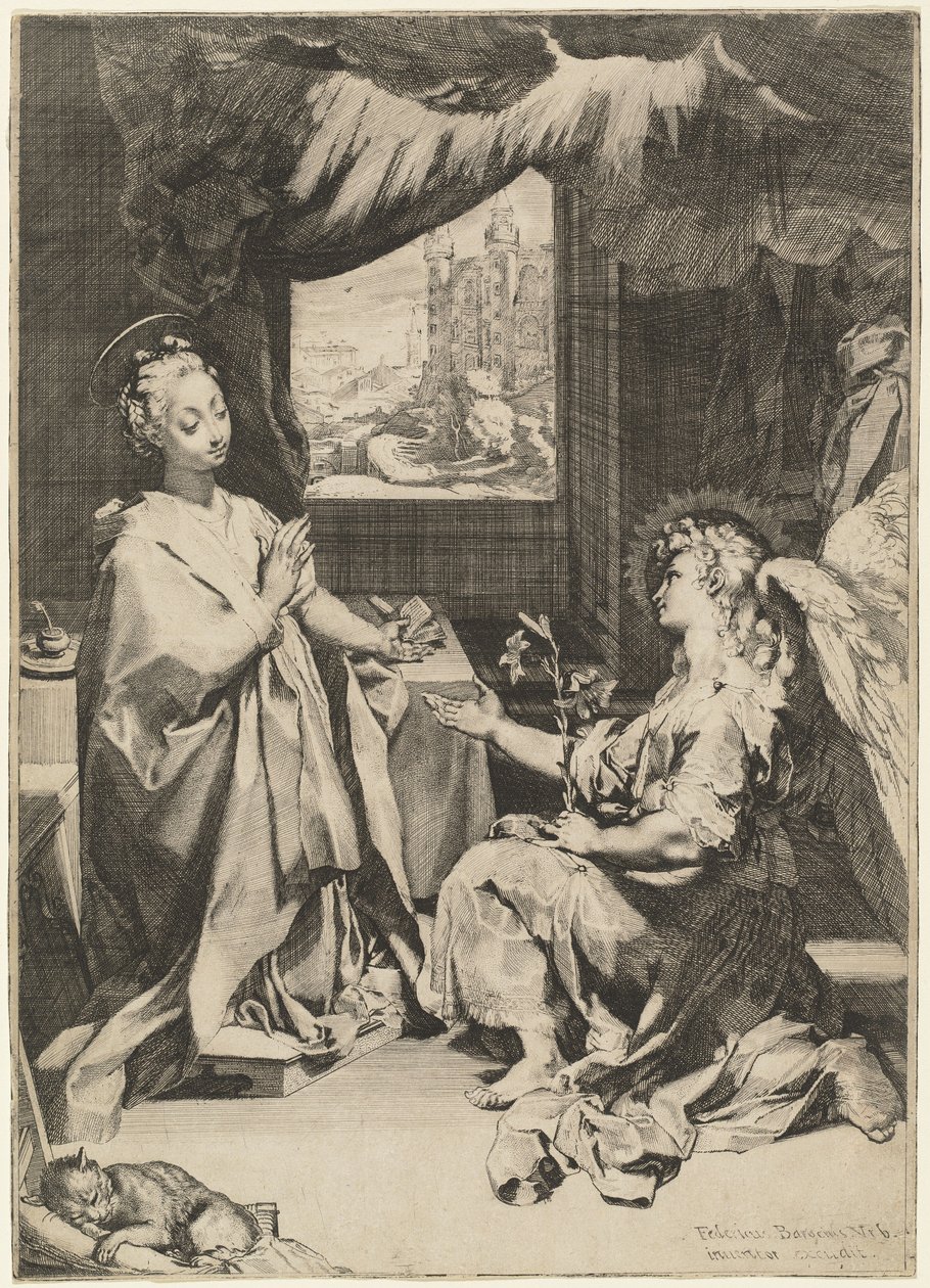 La Anunciación de Federico Barocci