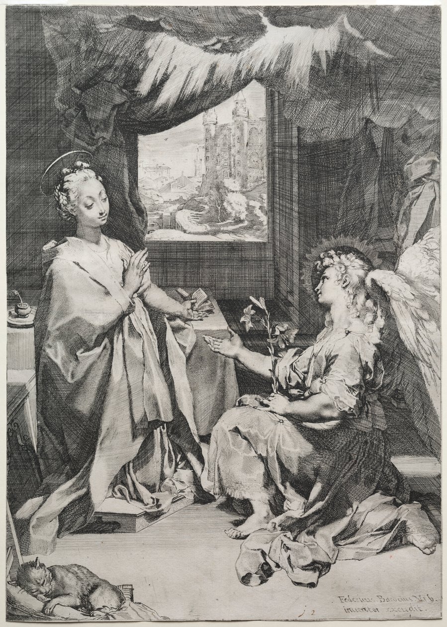 La Anunciación de Federico Barocci