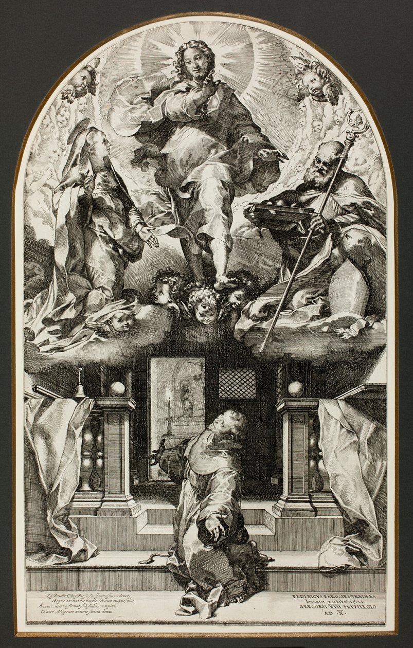 La visión de San Francisco de Federico Barocci