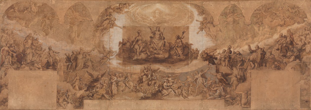 Paraíso, 1565-77 de Federico Zuccaro