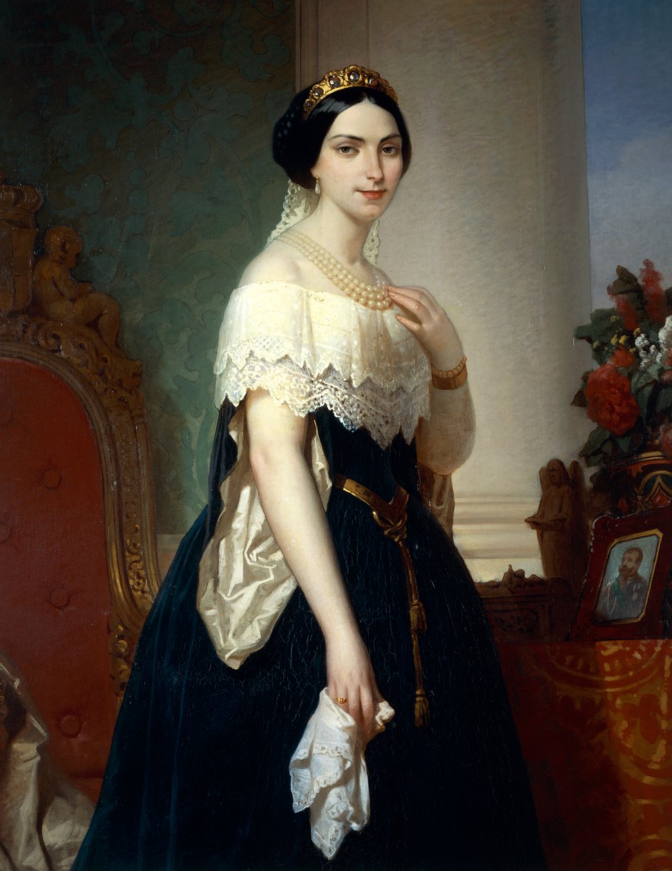Retrato de Adelaida de Austria de Felice Barucco