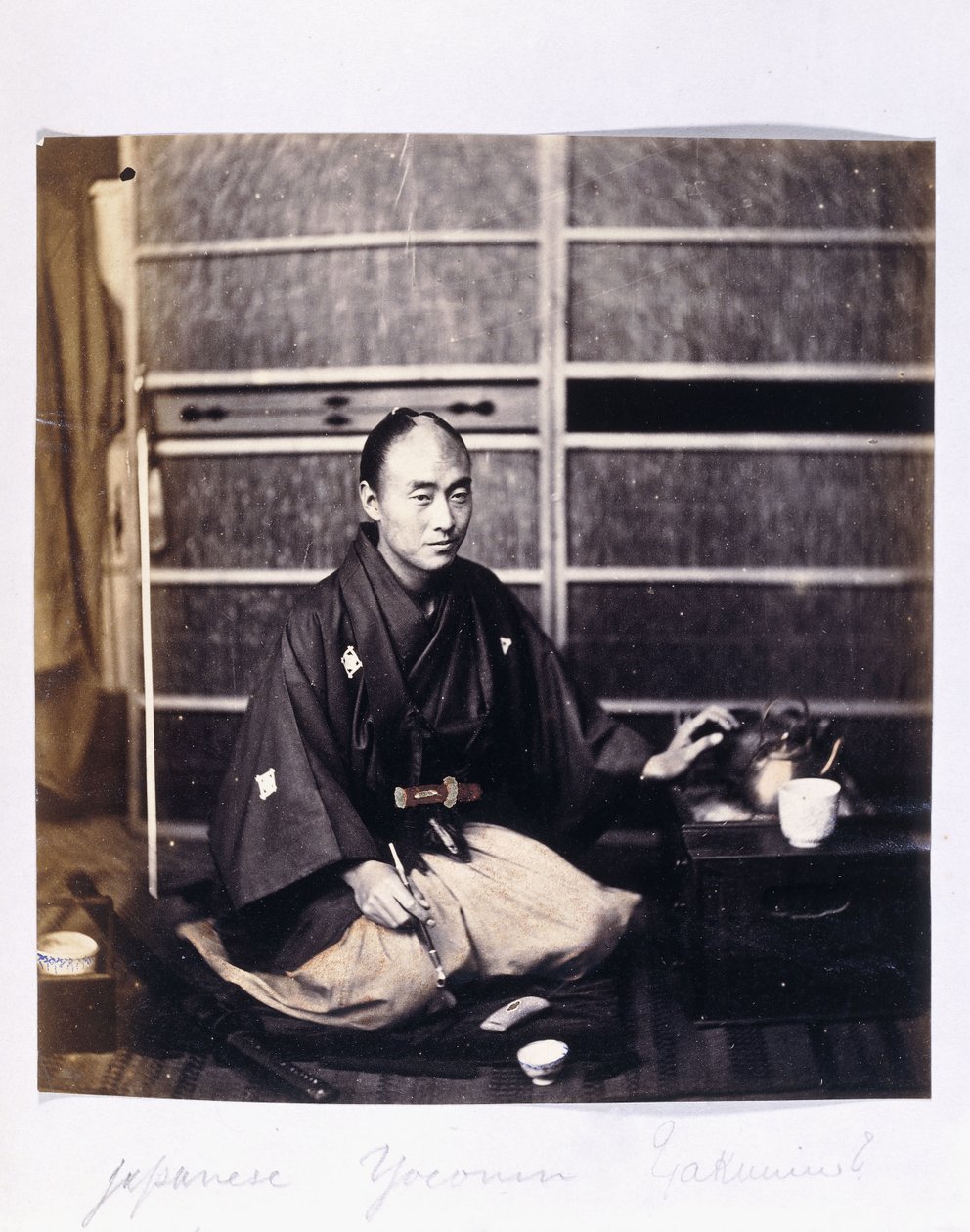 Un Yaconin japonés, c.1864-1866 de Felice Beato