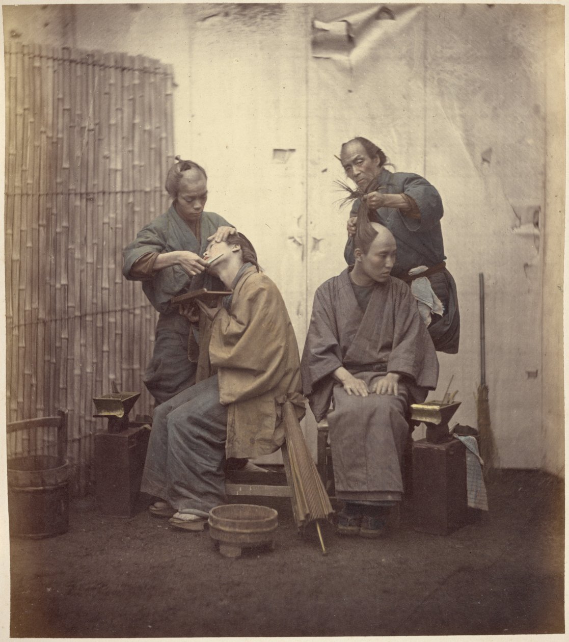 Barberos de Felice Beato