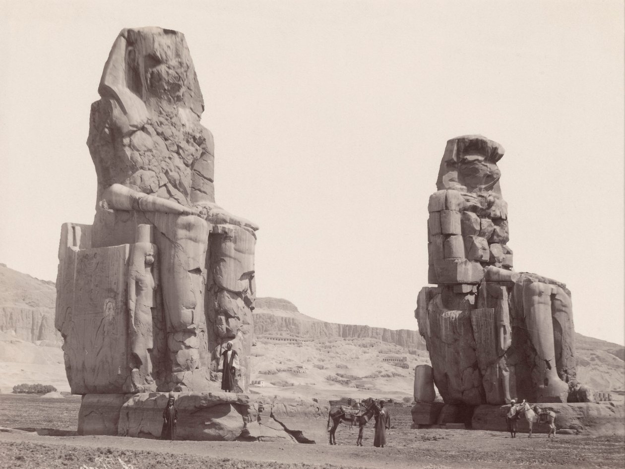 Coloso en Memnon de Felice Beato