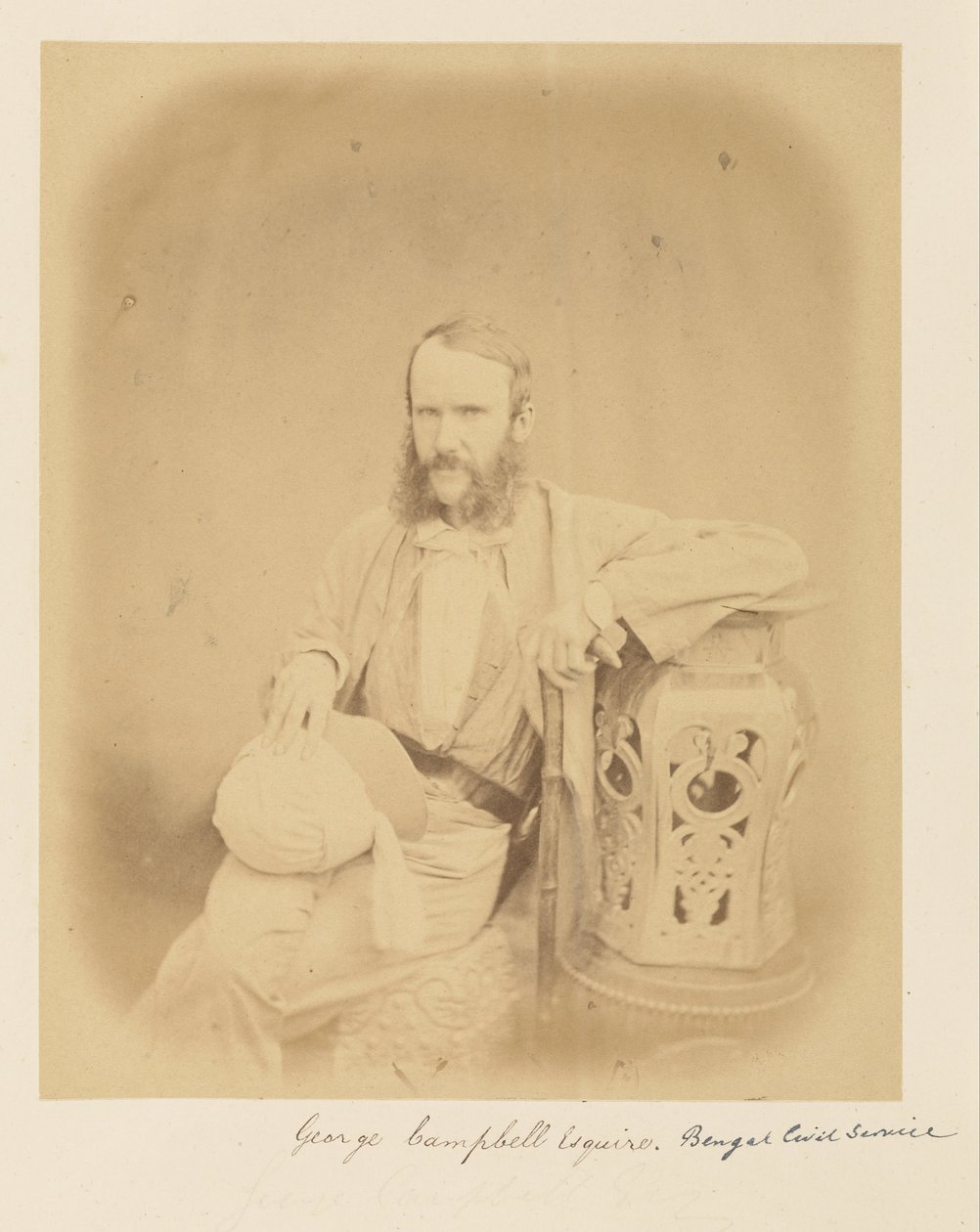 George Campbell, Esquire, Servicio Civil de Bengala de Felice Beato