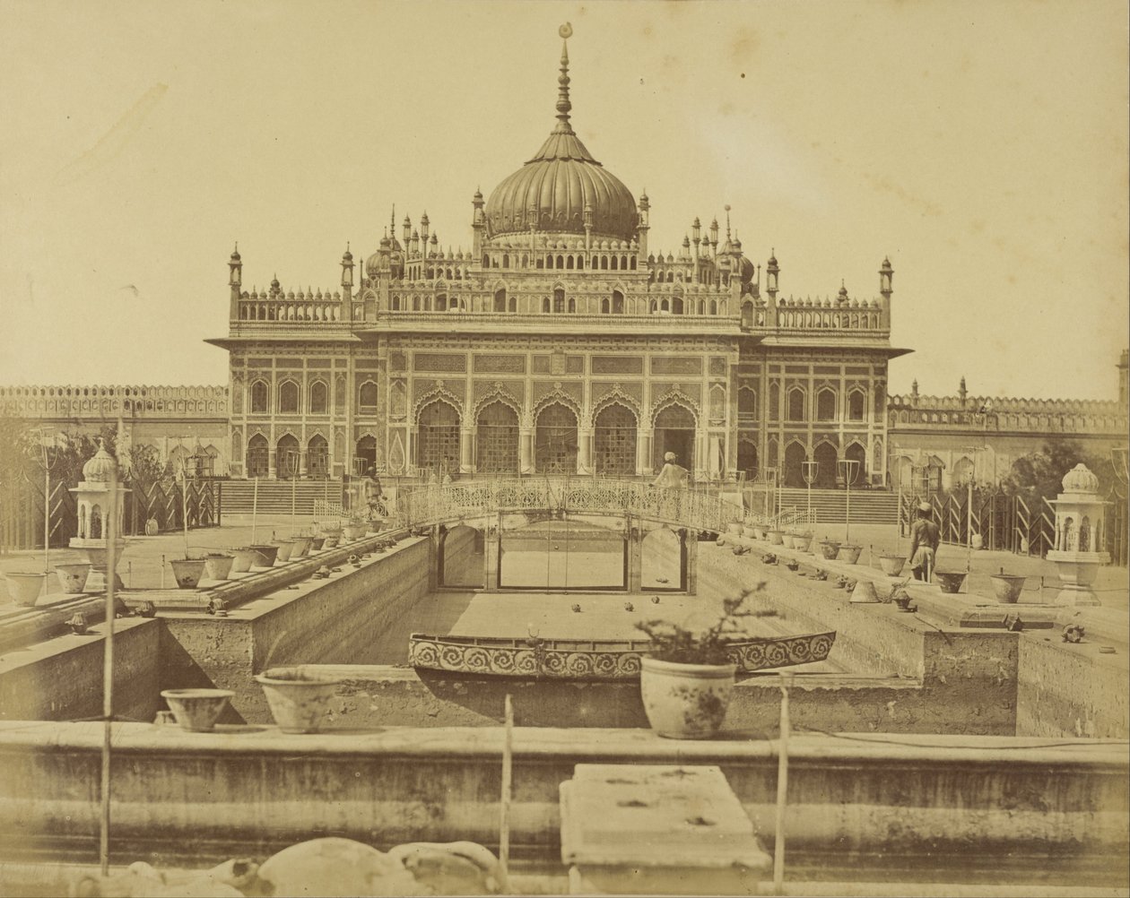 Interior del Kaiserbagh de Felice Beato
