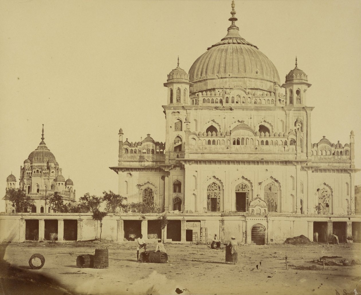 Pequeña mezquita en el Kaiserbagh de Felice Beato
