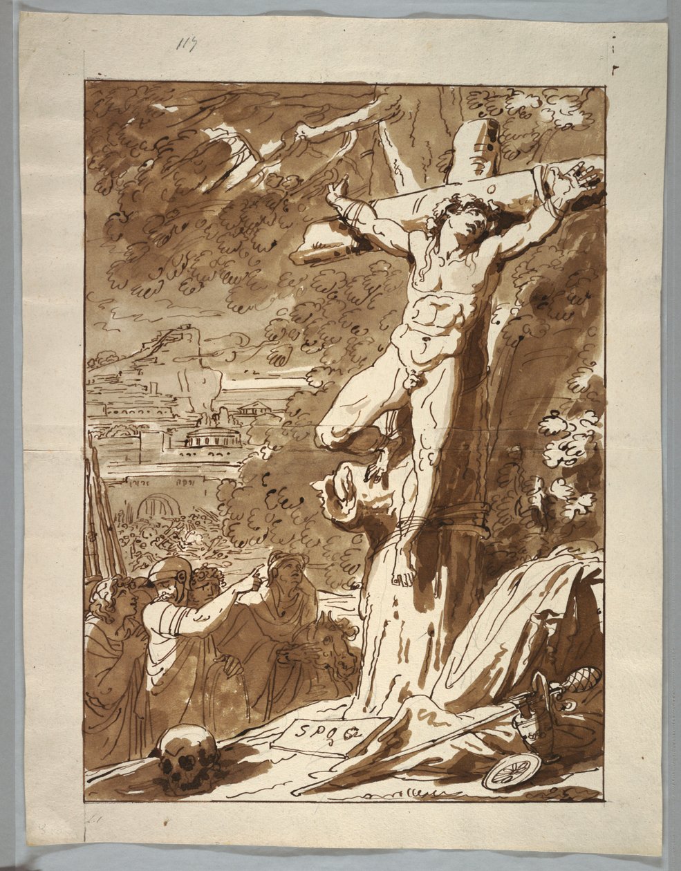 Crucifixión de Felice Giani
