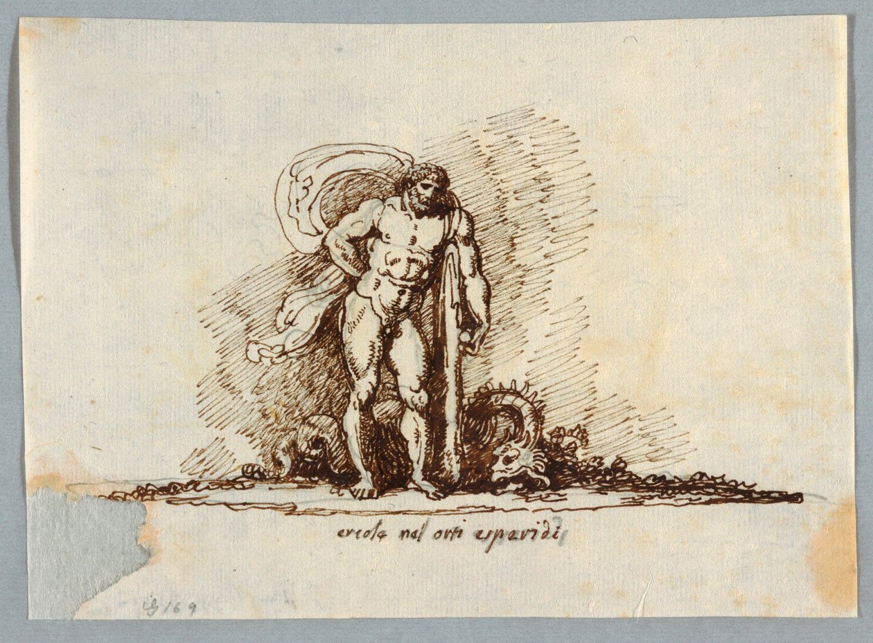 Hércules en el Jardín de las Hespérides de Felice Giani