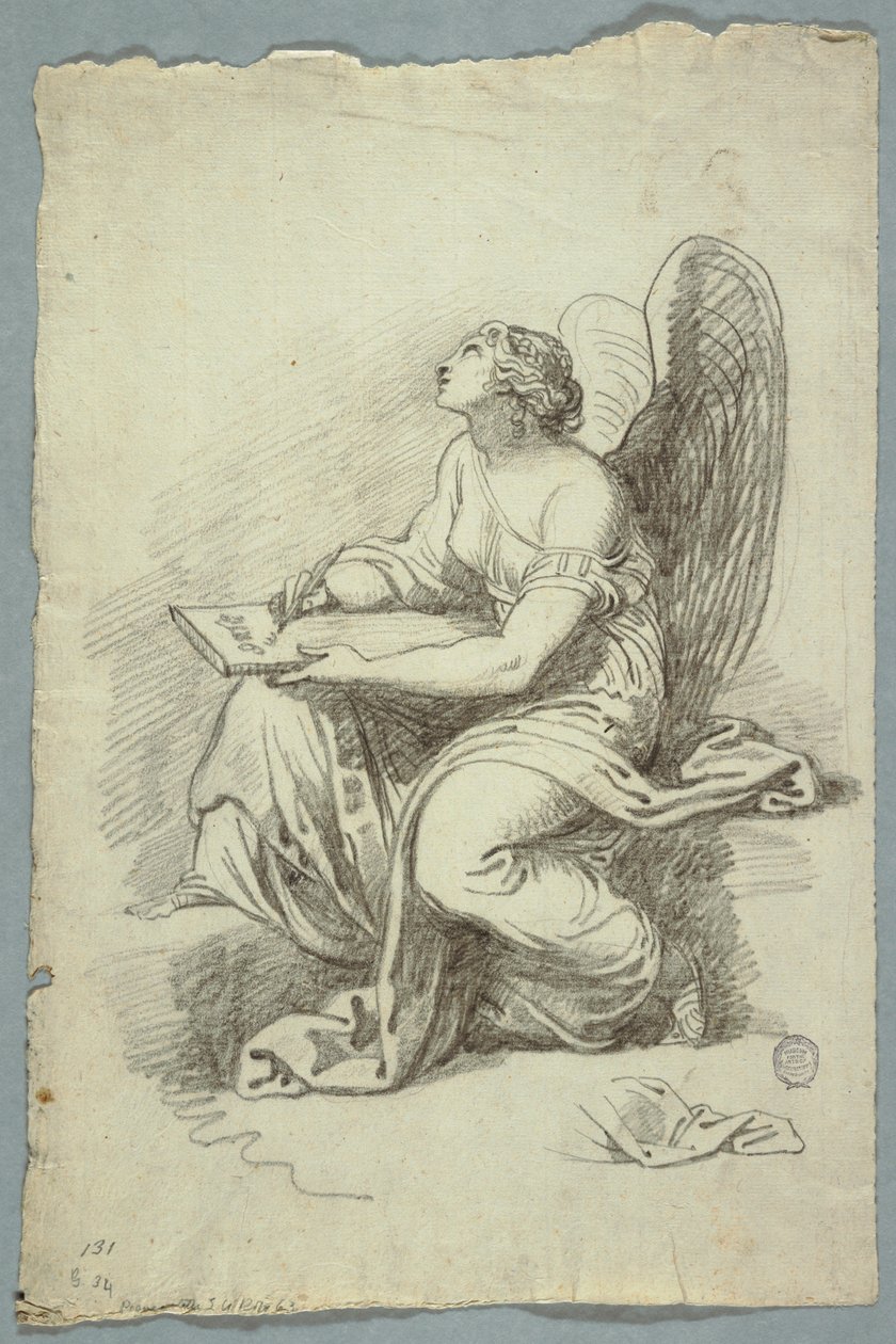 Mnemósine, madre de las musas de Felice Giani
