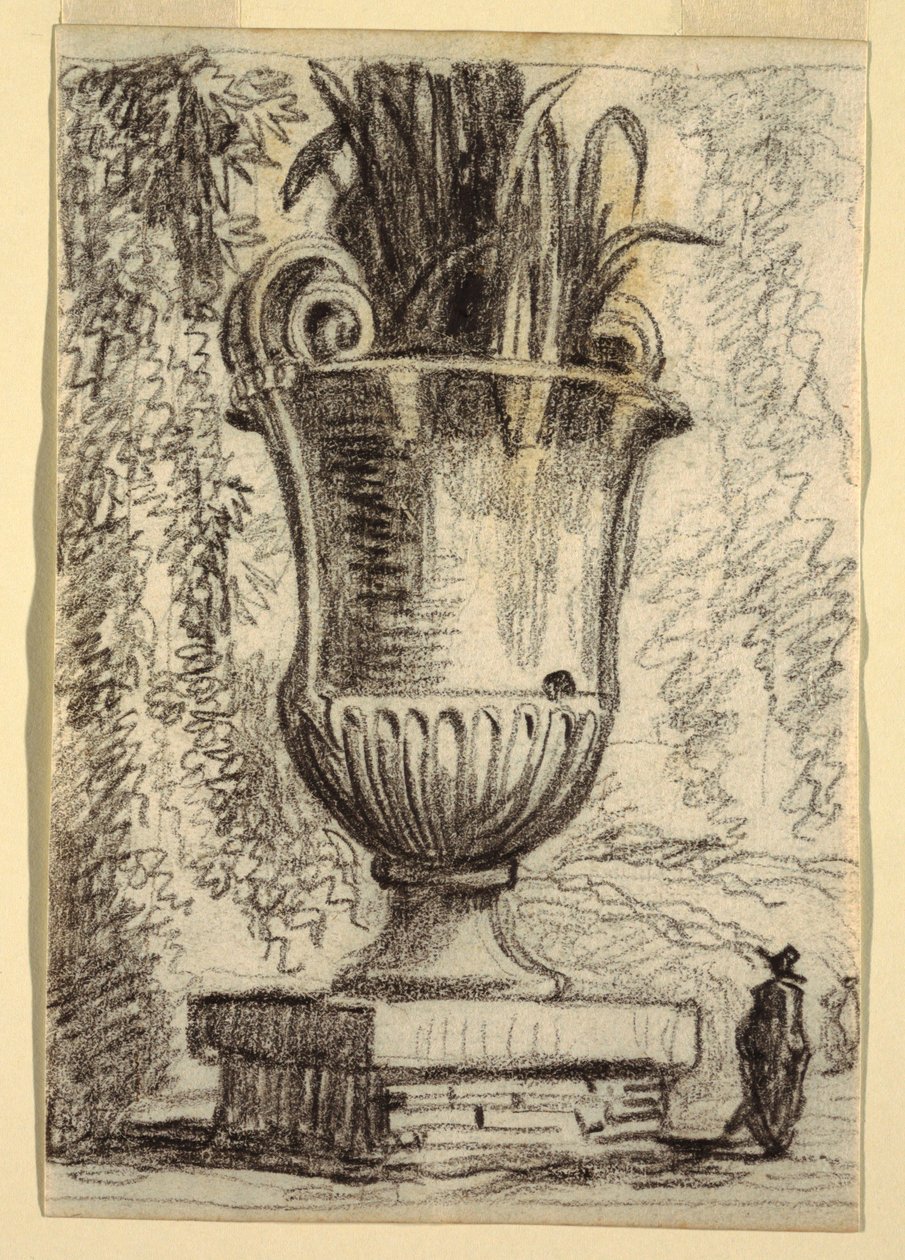 Vaso Monumental en un Parque de Felice Giani
