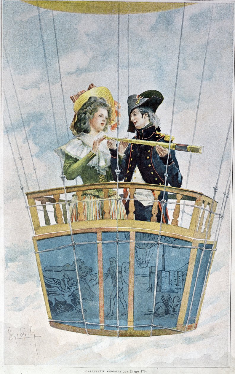 Galantería en el aire de Felicien baron de Myrbach Rheinfeld