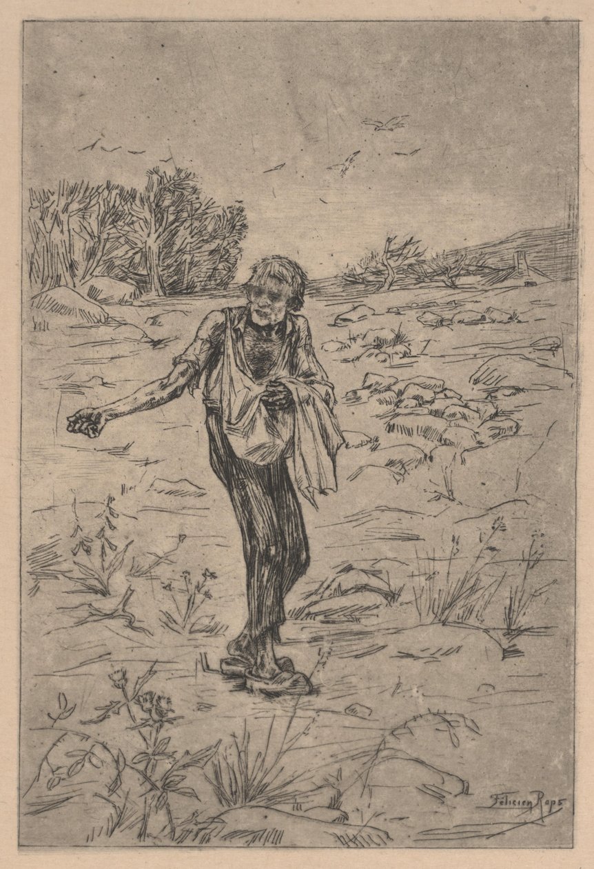 El Sembrador de Parábolas de Félicien Rops