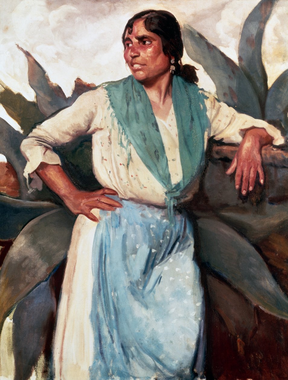 Mujer gitana, c.1929 de Felipe Abarzuza y Rodriguez de Arias