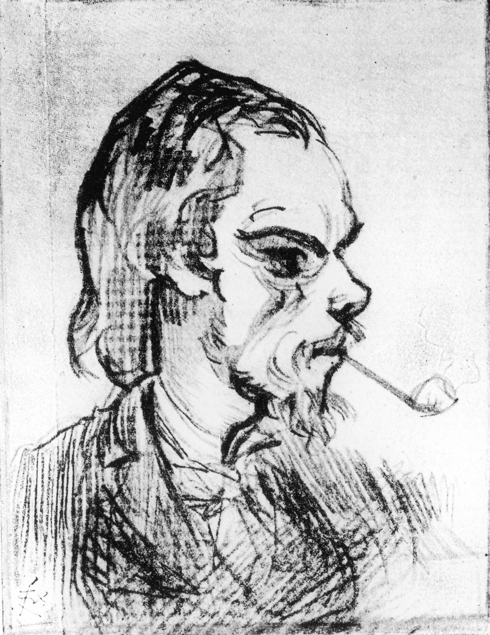 Retrato de Paul Verlaine a los 25 años, 1869 de Felix Regamey