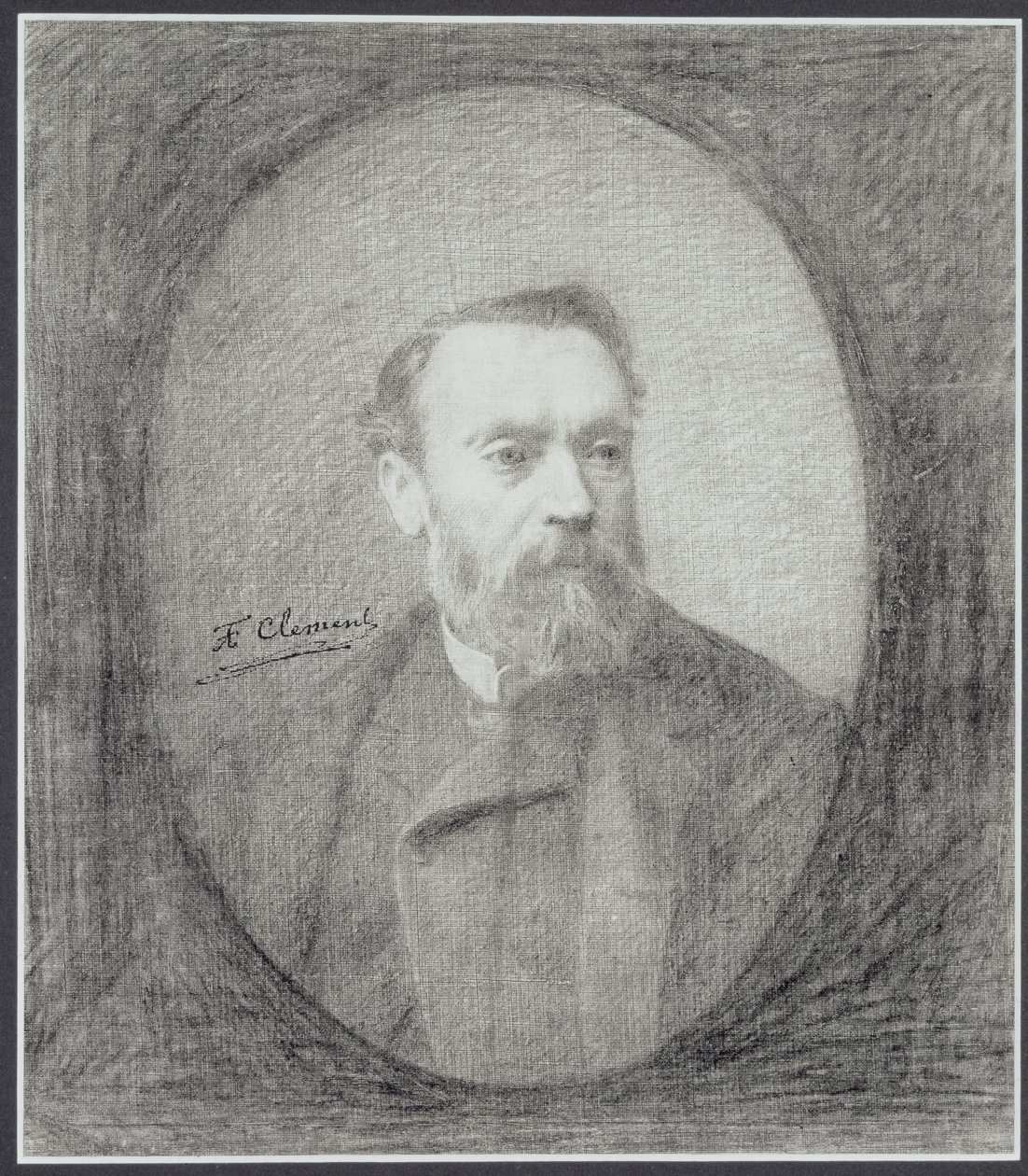 Autorretrato de Felix Auguste Clement