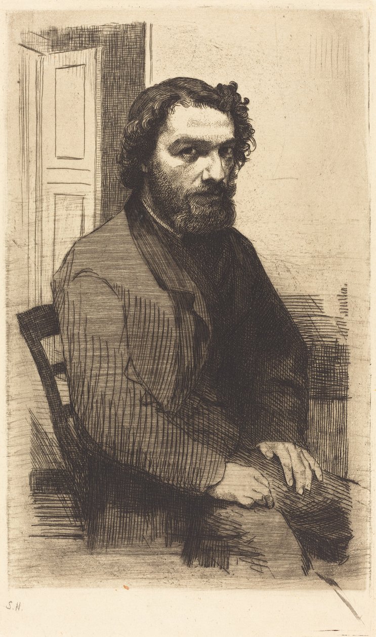 Alphonse Legros de Felix Bracquemond