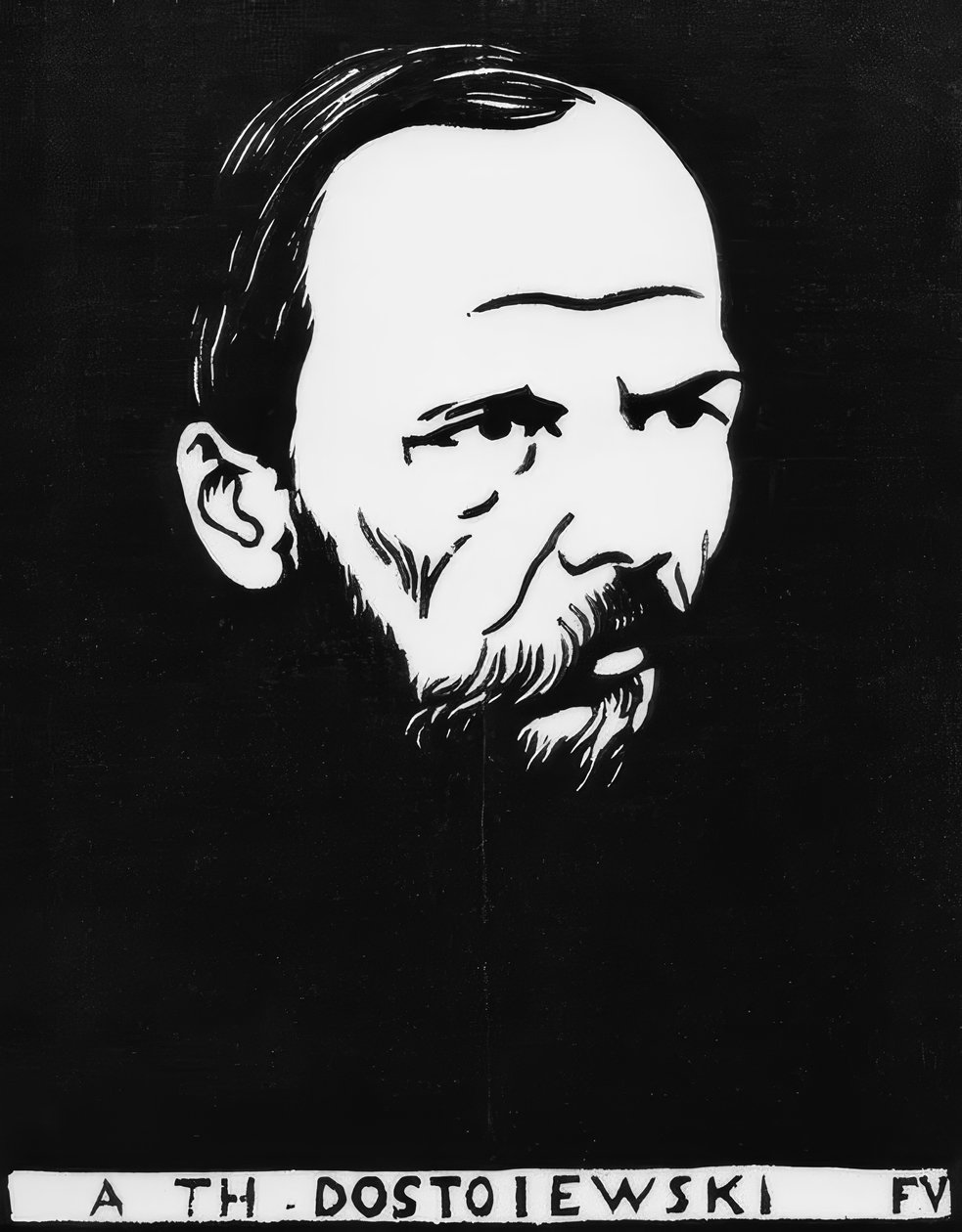A Th. Dostoiewski de Felix Edouard Vallotton