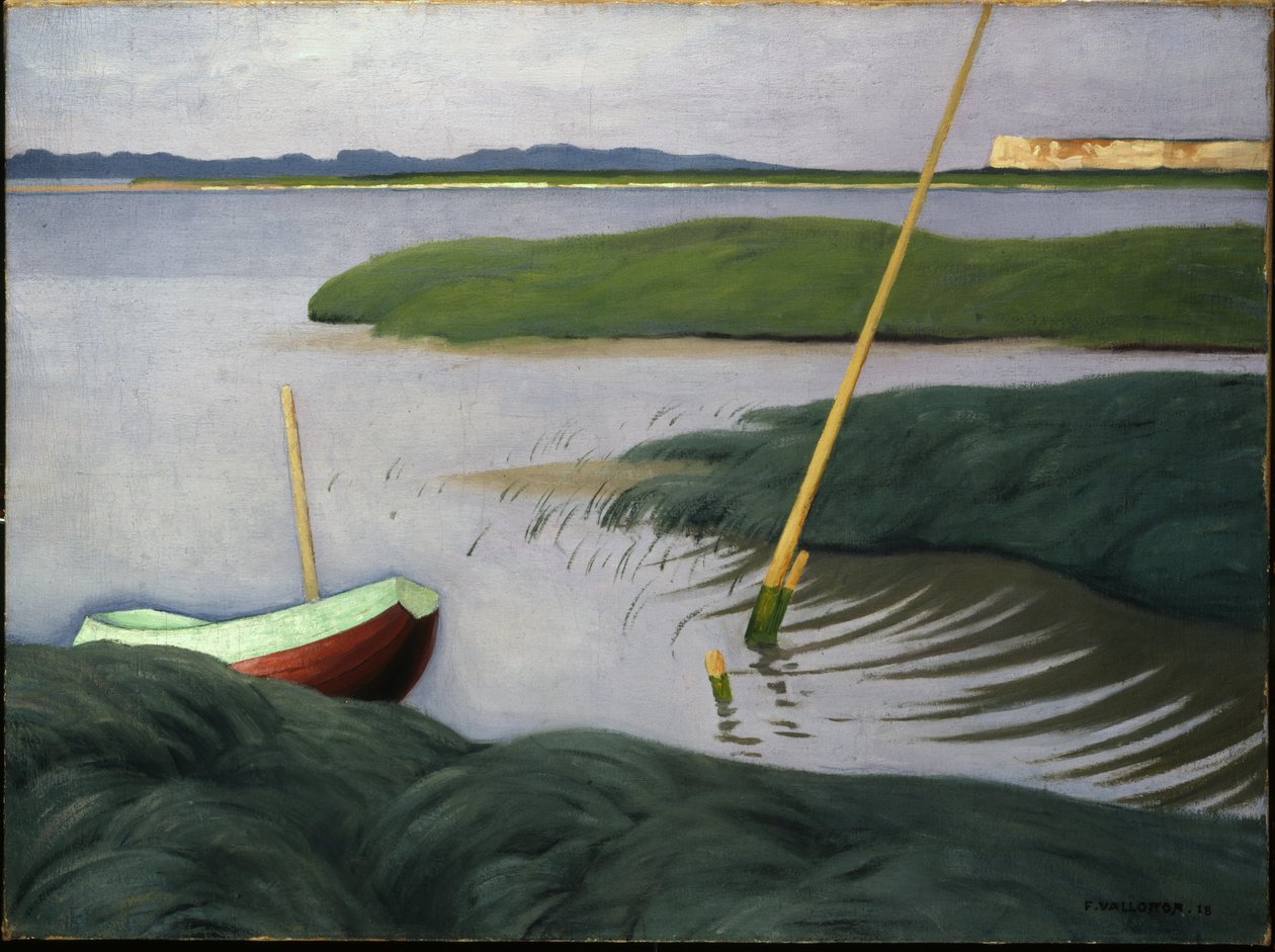 Barco en Berville de Felix Edouard Vallotton