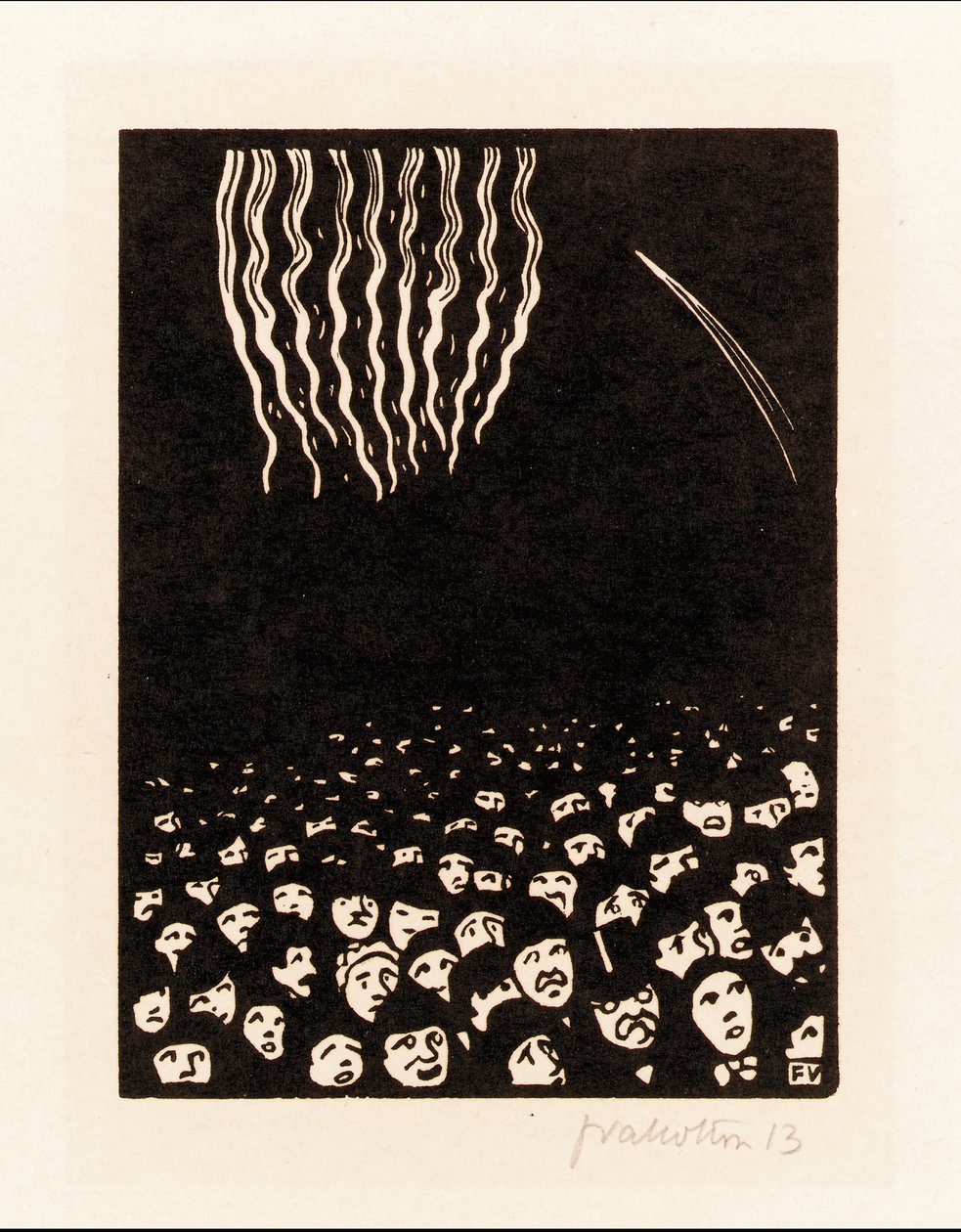 Fuegos Artificiales de Felix Edouard Vallotton